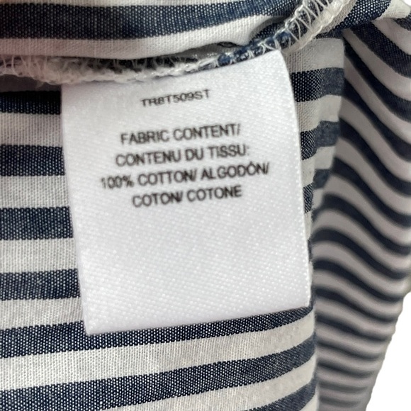 Derek Lam 10 Crosby Size 2 Striped Shirt Tie Waist Mini Dress - Picture 11 of 14